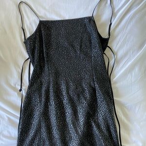 Black short dress